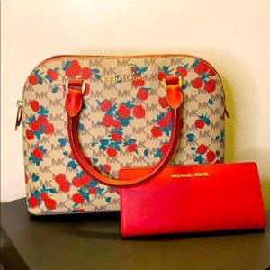 Michael Kors medium bag and wallet